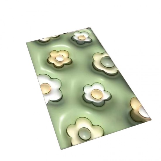2023 New Bathroom Floor Mat Cartoon 3D Diatom Mud Absorbent Mat Anti-Slip Toilet Bathroom Entrance Carpet