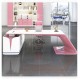 Painted boss desk light luxury modern executive desk office creative fashion female president desk chair computer desk