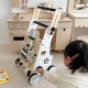 Exported to the Netherlands baby walker stroller anti-O-leg anti-rollover multifunctional wooden toy 1