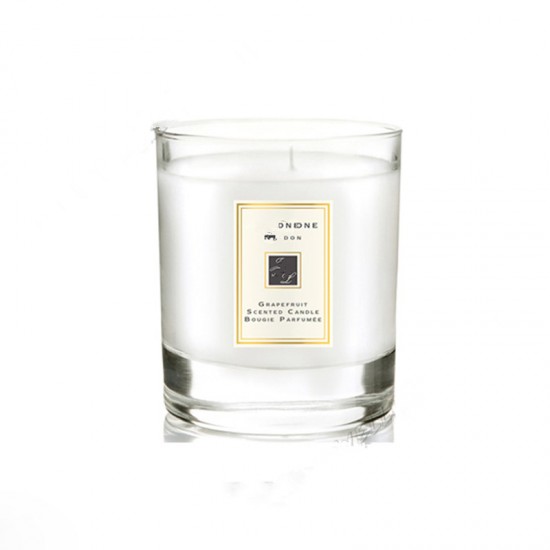 0809 thick bottom glass simulated Jo Malone scented candle with metal iron lid candle cup home decoration
