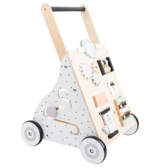 Exported to the Netherlands baby walker stroller anti-O-leg anti-rollover multifunctional wooden toy 1